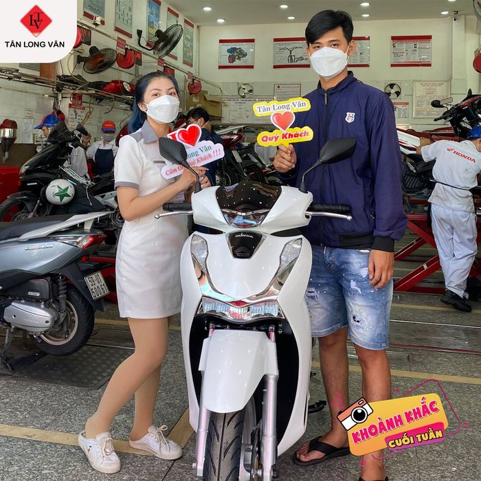 Hình ảnh showroom Honda Tân Long Vân chuyên nghiệp