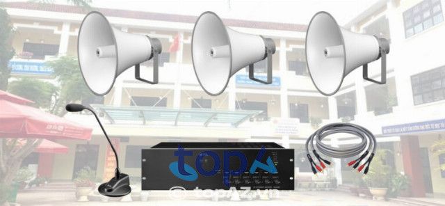 Đơn vị lắp đặt loa trường học tại TPHCM