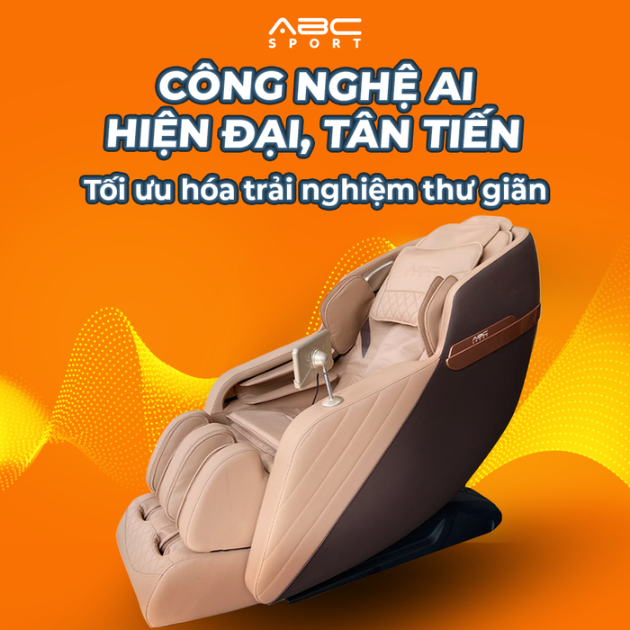ABCSport ảnh 1 - Hình ảnh đầu tiên giới thiệu thiết kế đẳng cấp và công nghệ AI tiên tiến của ghế massage ABCSport