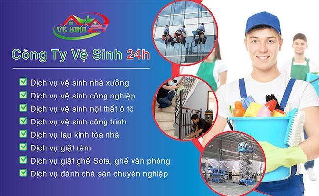 Vệ sinh 24h - chuyển vệ sinh nhà máy