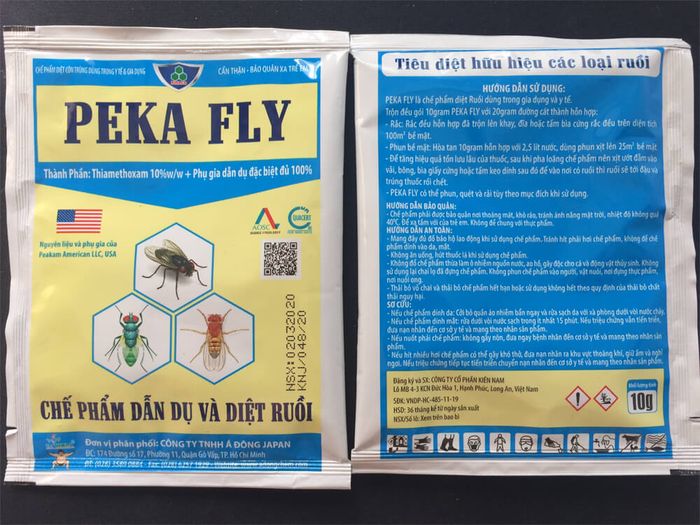 Hình ảnh ứng dụng thuốc diệt ruồi Peka Fly