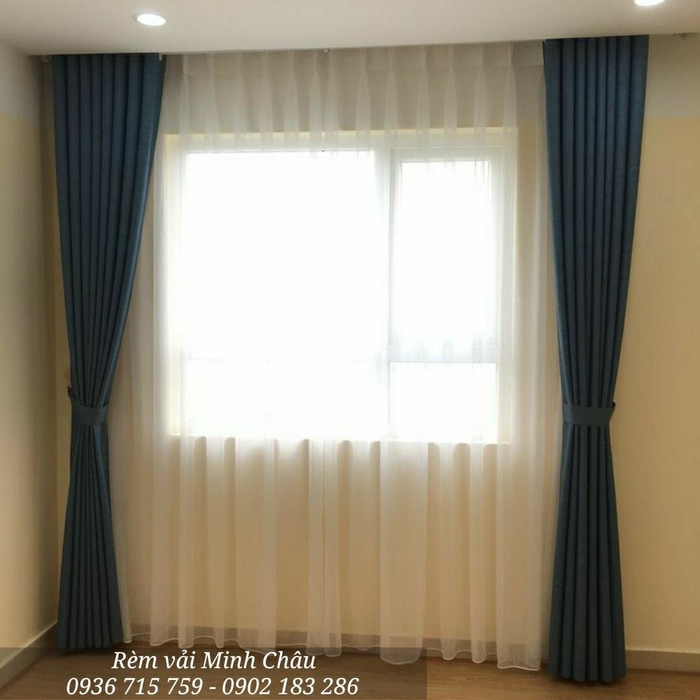 Hình ảnh thi công thực tế của Rèm Minh Châu