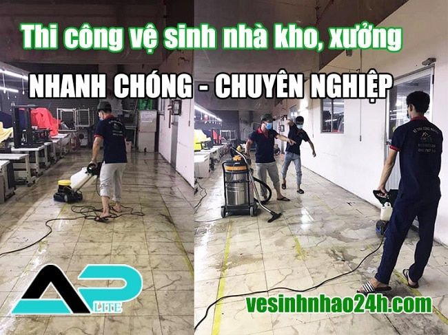 Dịch vụ vệ sinh nhà xưởng chất lượng và uy tín