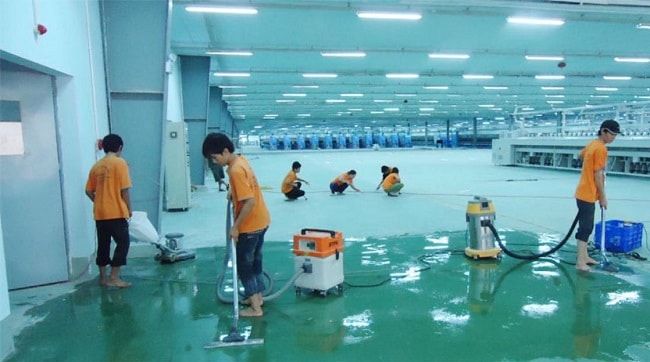 Dịch vụ vệ sinh nhà xưởng tại TP.HCM
