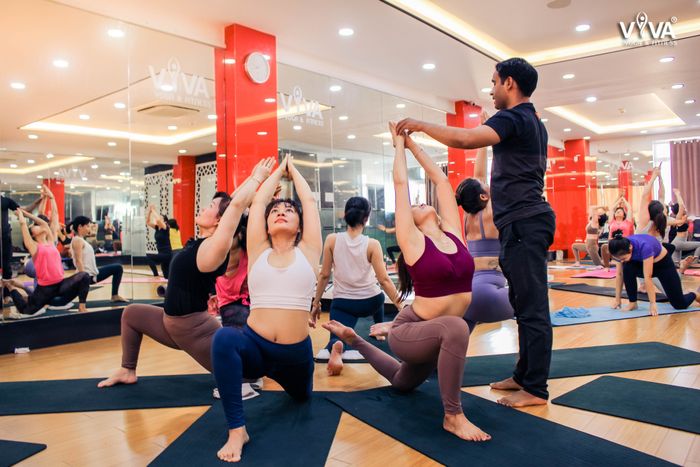 Không gian tập luyện đẳng cấp tại ViVa Yoga & Fitness