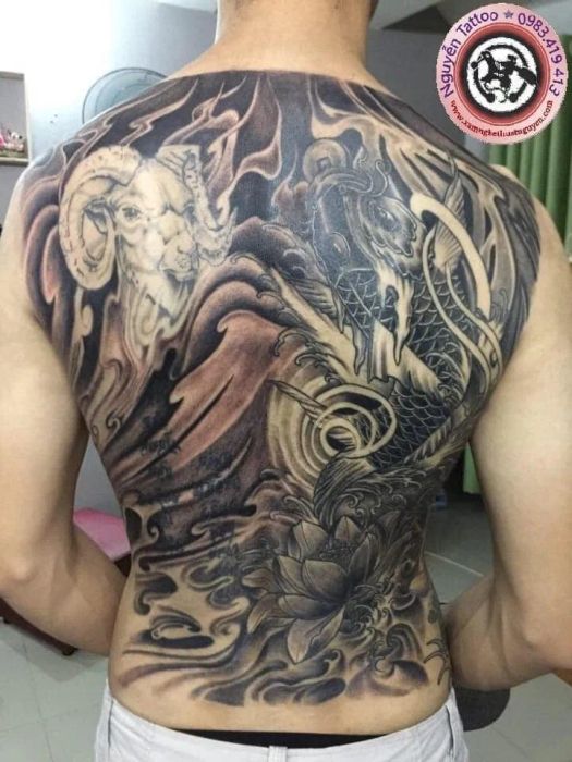 Tác phẩm đầu tay tại Nguyễn Tattoo - Nét vẽ khởi nguồn đam mê