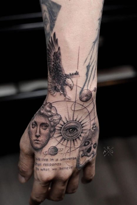 Tác phẩm nghệ thuật đầu tiên tại K Tattoo - nét chạm khởi nguồn của đam mê
