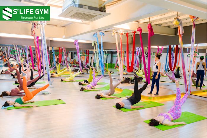 Không gian tập luyện hiện đại tại S'Life Gym