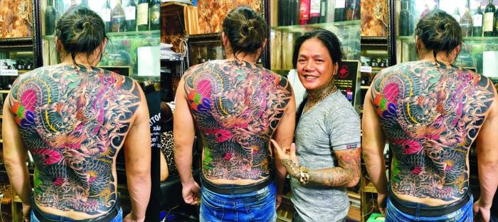 Tác phẩm nghệ thuật xăm hình đầu tiên tại Đạt Phú Nhuận Tattoo