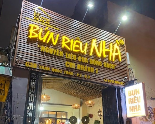 Bún Riêu Quê Nhà - Nét đặc trưng ẩm thực Quận 3