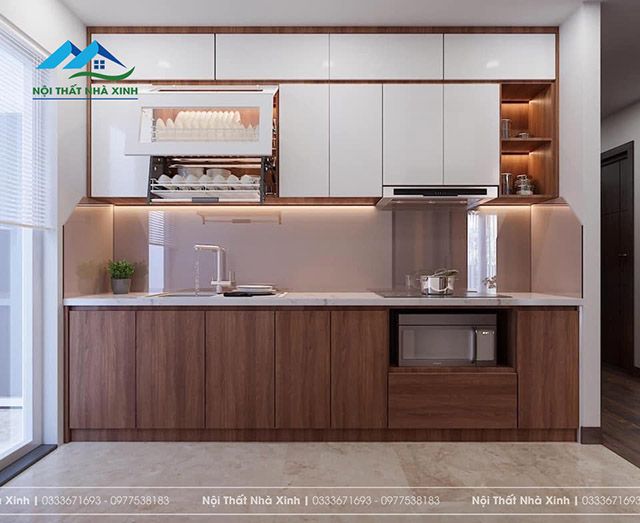 Không gian trưng bày tủ bếp đẳng cấp tại Nội thất Nhà Xinh Cần Thơ