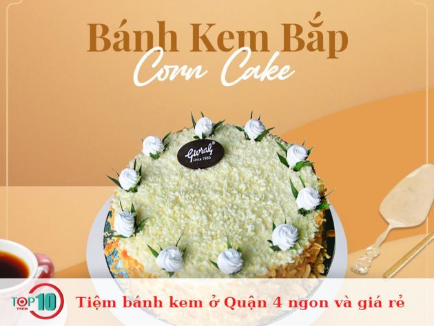 Tiệm bánh kem ở Quận 4 ngon và giá rẻ