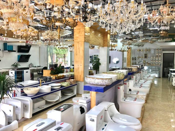 Không gian trưng bày ấn tượng tại Showroom Thế Anh