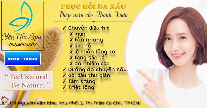 Hình ảnh không gian sang trọng tại Yến Nhi Spa