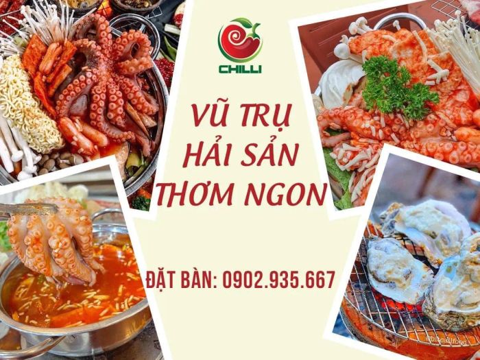 Không gian ấm cúng tại Chilli Quán