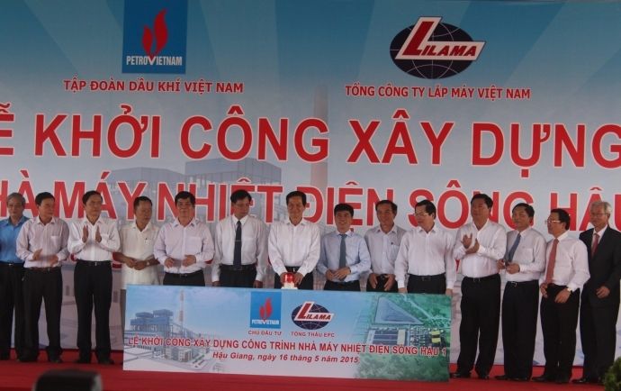 Khoảnh khắc quan trọng: Lễ khởi công Dự án Nhiệt điện Sông Hậu - Tổ hợp 5.200MW tại Hậu Giang