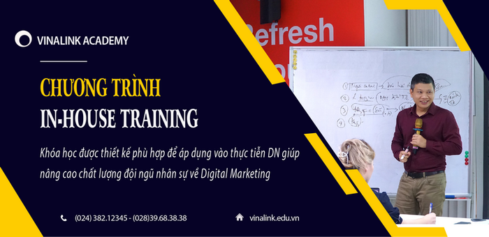 Hình ảnh lớp học tại Vinalink Media