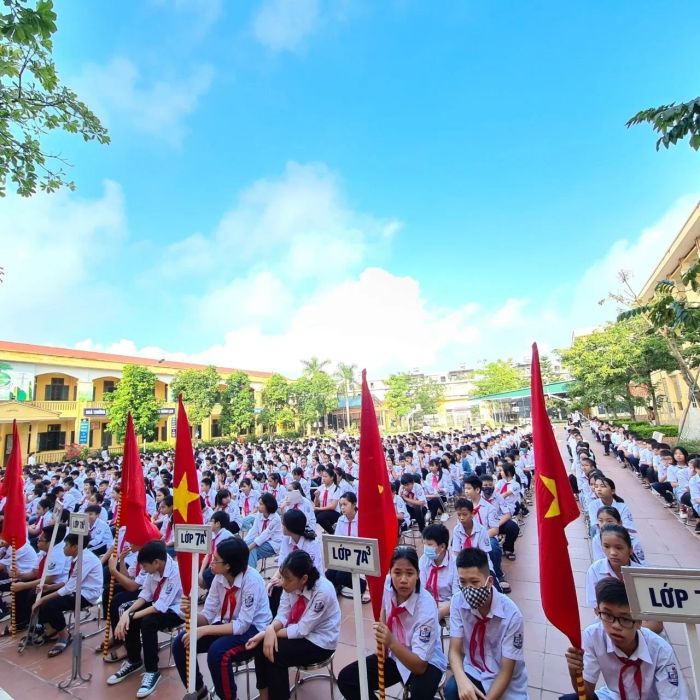 Không gian học tập hiện đại tại THCS Thị Trấn Trạm Trôi