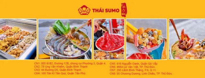 Những món lẩu viên hấp dẫn tại Thái Sumo
