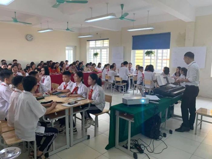 Cơ sở vật chất hiện đại tại ngôi trường mang tên nhà giáo dục lỗi lạc