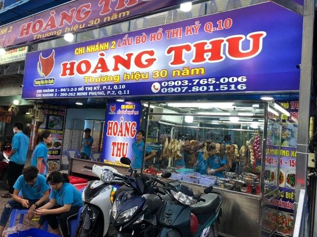 Lẩu Bò Hoàng Thu - Một địa chỉ quen thuộc cho những tín đồ mê lẩu bò tại Sài Gòn.