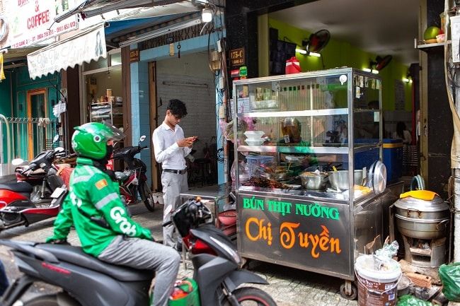 Bún thịt nướng chị Tuyền