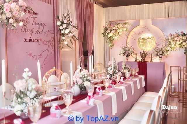 Trang trí tiệc cưới chất lượng, giá cả hợp lý