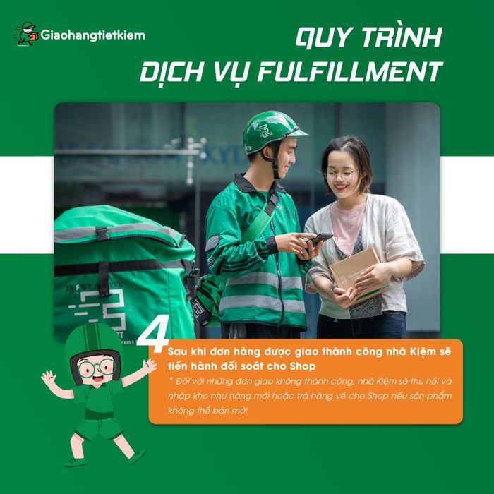 Hình ảnh đội ngũ shipper GHTK đang làm việc