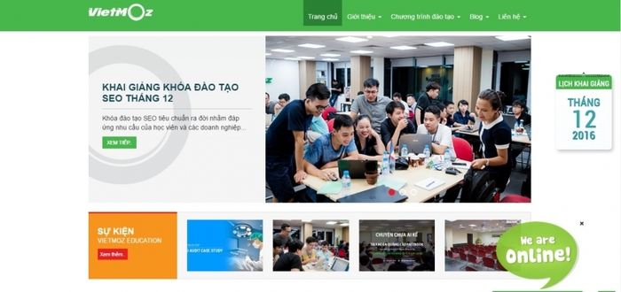 Không gian đào tạo hiện đại tại Marketing Vietmoz