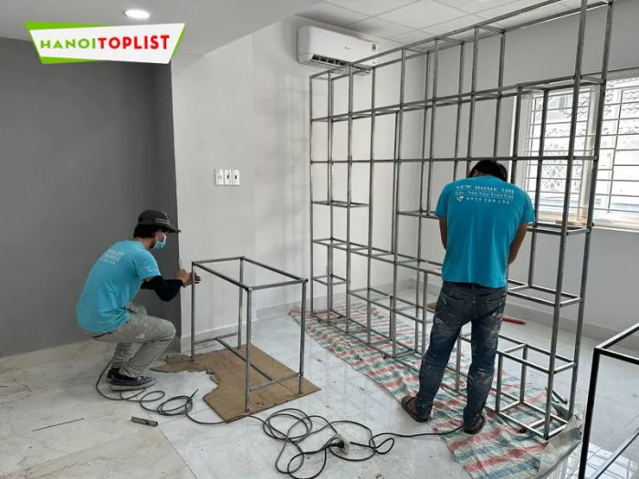 Các hạng mục thi công và sửa chữa văn phòng của Newhome24h | Tripi - Phần 2