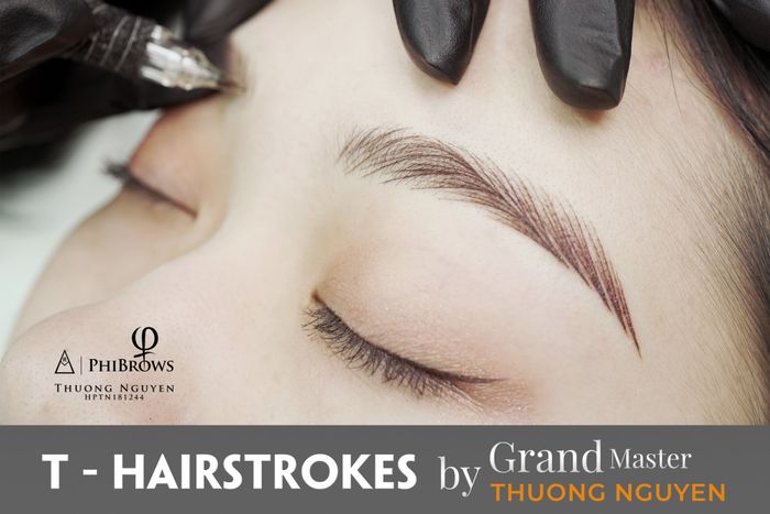 Hình ảnh thực tế điêu khắc chân mày tại Thương Nguyễn Eyebrows Beauty
