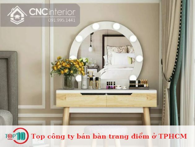 Top công ty bán bàn trang điểm ở TPHCM