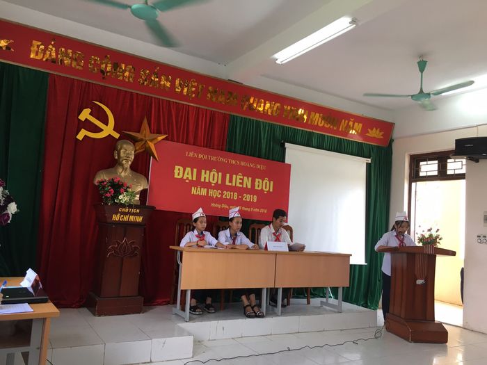 Hình ảnh sinh động về khuôn viên THCS Hoàng Diệu