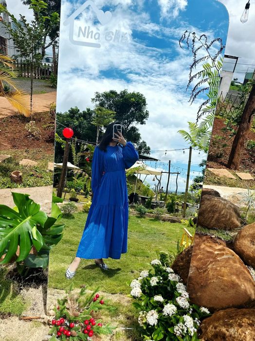 Nhà Ghé ảnh 2 - Góc check-in độc đáo với view khu vườn xinh xắn, nơi mỗi khung hình đều thấm đẫm phong cách retro đầy quyến rũ