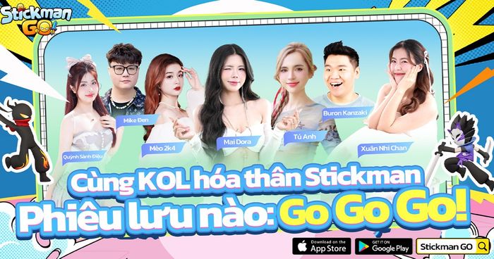 “Stickman GO” - Tựa game MMO treo máy đỉnh cao chính thức lên kệ - Săn ngay giftcode độc quyền từ các KOL đình đám!