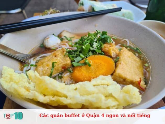 Các quán buffet chay nổi tiếng và được yêu thích tại Quận 4