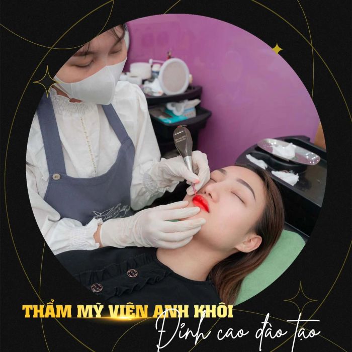 Hình ảnh thành phẩm phun xăm nghệ thuật tại Thẩm Mỹ Viện Anh Khôi