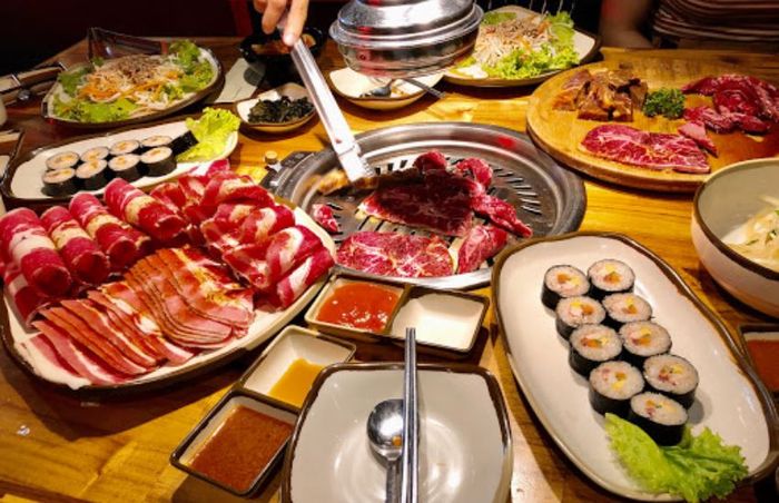 Hình ảnh các món bò nướng đặc trưng tại GoGi House