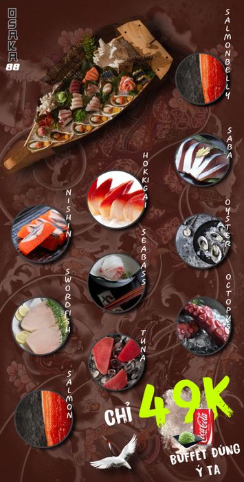 Sushi Osaka 88 Premium - Nghệ thuật ẩm thực tinh tế