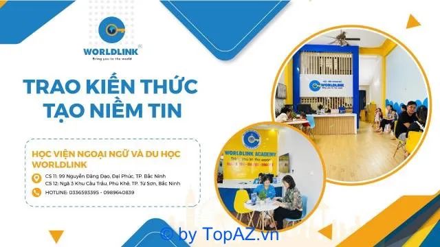 Trung tâm luyện thi IELTS nổi tiếng tại Bắc Ninh - WorldLink Academy