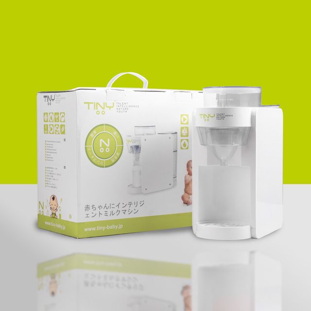 Hình ảnh thực tế máy pha sữa Tiny Baby Formula Japan