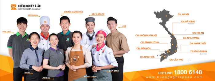 Hình ảnh lớp học tại Trường Hướng Nghiệp Á Âu - Môi trường đào tạo chuyên nghiệp