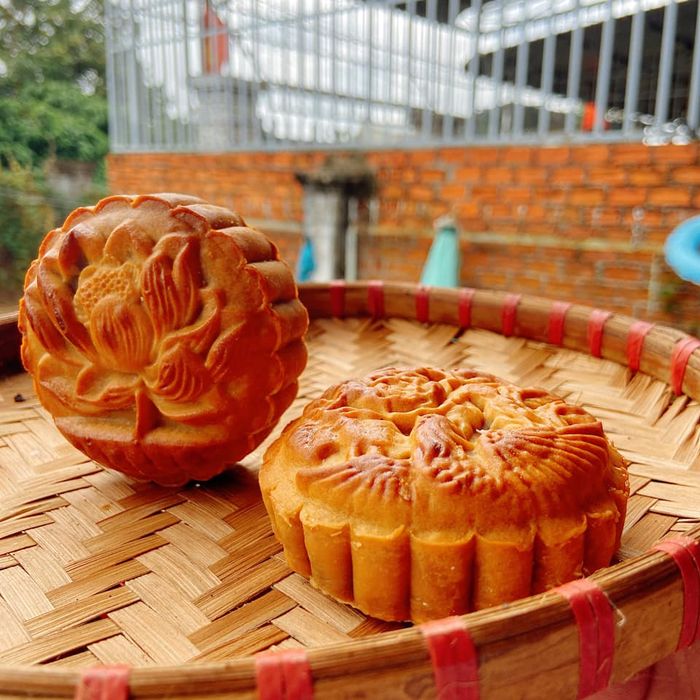 Hình ảnh bánh trung thu nghệ thuật tại Kunkun Milk Tea