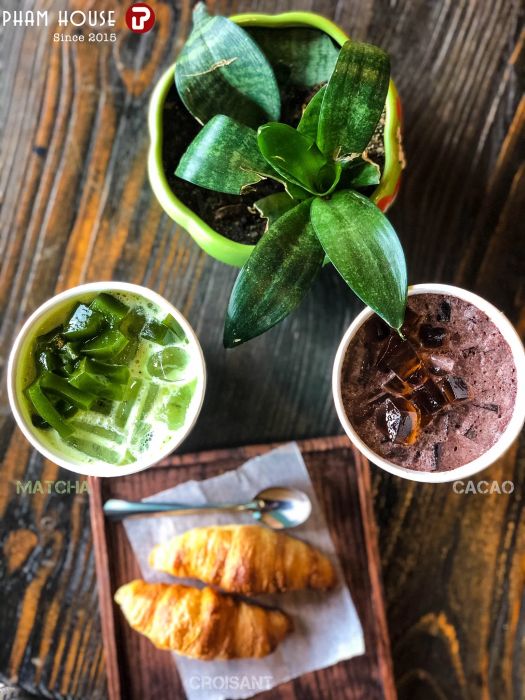 Không gian xanh mướt tại Pham House Coffee & Tea