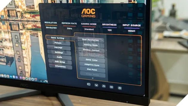 Đánh Giá Chi Tiết AOC U27G4: Công Nghệ Chuyển Đổi Độ Phân Giải Thông Minh Từ 4K 160Hz Sang FullHD 360Hz