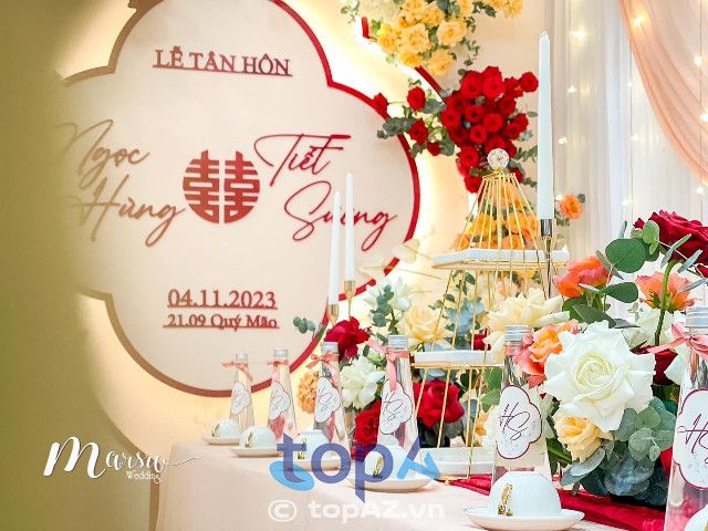 Dịch vụ trang trí tiệc cưới Marsu - Phong cách độc bản tại thành phố sương mù