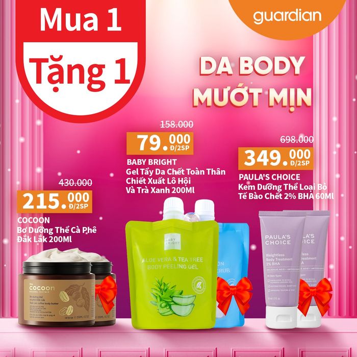 Bộ sưu tập sản phẩm đa dạng tại Guardian Health & Beauty