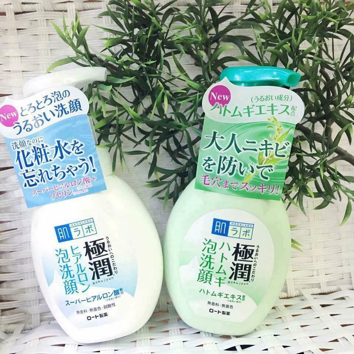 Ảnh sản phẩm Sữa Rửa Mặt Tạo Bọt Hada Labo Gokujyun Hyaluronic Acid Bubble Face Wash - 1