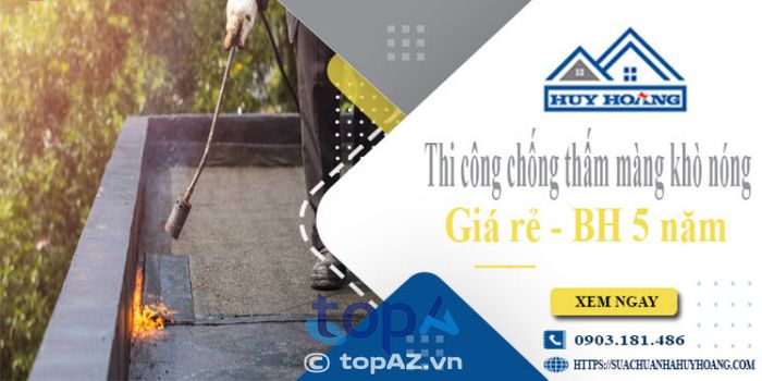 Đơn vị chống thấm Sửa nhà Huy Hoàng tại Quận Phú Nhuận