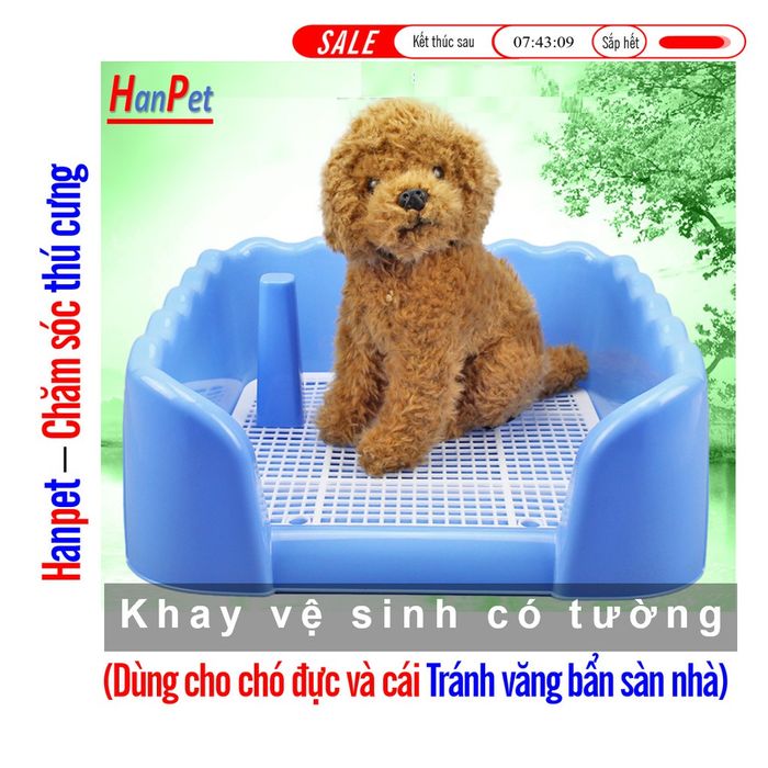 Khay Vệ Sinh Dạng Bức Tường Cho Chó Đực - ảnh 1